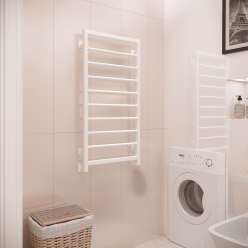 Полотенцесушитель водяной Stinox Corsa 50x100 белый матовый