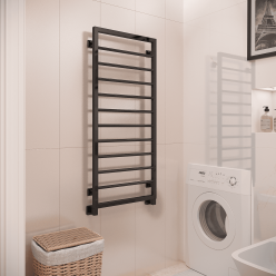 Полотенцесушитель водяной Stinox Corsa 50x120 черный глянец