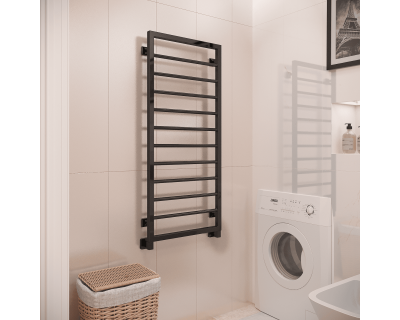 Полотенцесушитель водяной Stinox Corsa 50x120 черный глянец