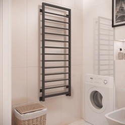 Полотенцесушитель водяной Stinox Corsa 50x140 черный матовый