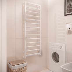 Полотенцесушитель водяной Stinox Corsa 50x140 белый глянец