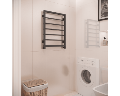 Полотенцесушитель водяной Stinox Corsa 50x70 черный матовый