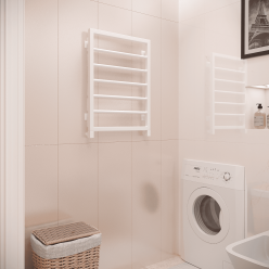 Полотенцесушитель водяной Stinox Corsa 50x70 белый матовый