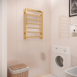 Полотенцесушитель водяной Stinox Corsa 50x70 золото