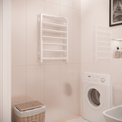 Полотенцесушитель водяной Stinox Corsa 50x70 белый глянец