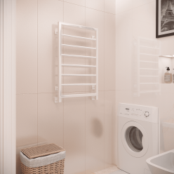 Полотенцесушитель водяной Stinox Corsa 50x80 белый глянец