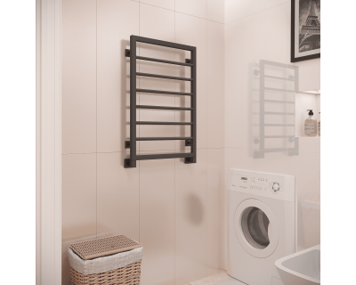 Полотенцесушитель водяной Stinox Corsa 50x80 черный матовый