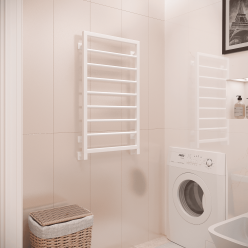 Полотенцесушитель водяной Stinox Corsa 50x90 белый матовый