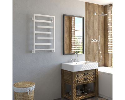 Полотенцесушитель водяной Stinox Corsica 50x80 белый матовый