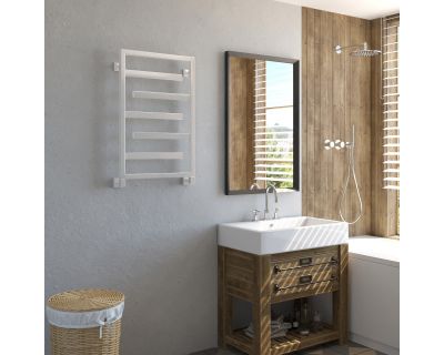 Полотенцесушитель водяной Stinox Corsica 50x80 белый глянец