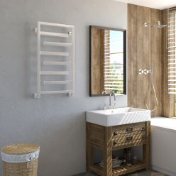 Полотенцесушитель водяной Stinox Corsica 50x90 белый глянец