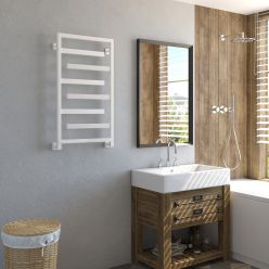 Полотенцесушитель водяной Stinox Corsica 50x90 белый матовый