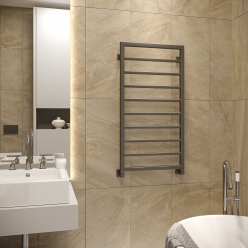 Полотенцесушитель водяной Stinox Croma 50x100 черный матовый