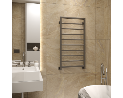 Полотенцесушитель водяной Stinox Croma 50x100 черный матовый