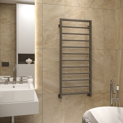 Полотенцесушитель водяной Stinox Croma 50x120 черный матовый