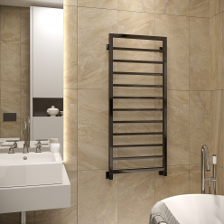 Полотенцесушитель водяной Stinox Croma 50x120 черный глянец
