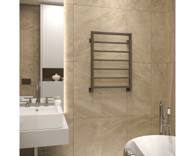 Полотенцесушитель водяной Stinox Croma 50x70 черный матовый