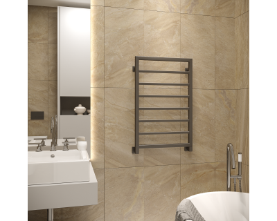Полотенцесушитель водяной Stinox Croma 50x80 черный матовый