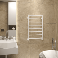 Полотенцесушитель водяной Stinox Croma 50x80 белый глянец