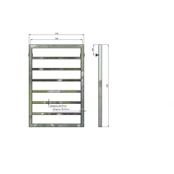 Полотенцесушитель водяной Stinox Croma 50х80
