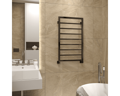 Полотенцесушитель водяной Stinox Croma 50x90 черный глянец