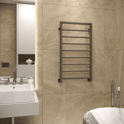 Полотенцесушитель водяной Stinox Croma 50x90 черный матовый