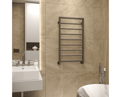 Полотенцесушитель водяной Stinox Croma 50x90 черный матовый