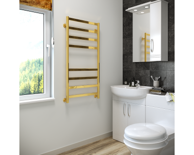 Полотенцесушитель водяной Stinox Maxima 50x100 золото глянец