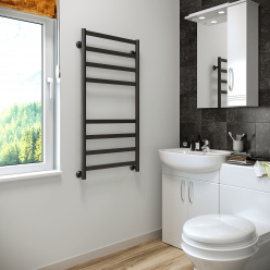 Полотенцесушитель водяной Stinox Maxima 50x100 черный матовый