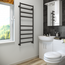 Полотенцесушитель водяной Stinox Maxima 50x120 черный матовый