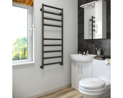 Полотенцесушитель водяной Stinox Maxima 50x120 черный матовый