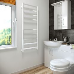 Полотенцесушитель водяной Stinox Maxima 50x120 белый глянец