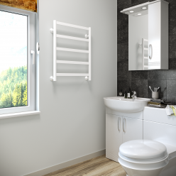 Полотенцесушитель водяной Stinox Maxima 50x60 белый матовый