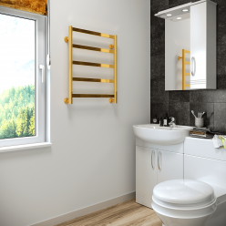 Полотенцесушитель водяной Stinox Maxima 50x60 золото глянец