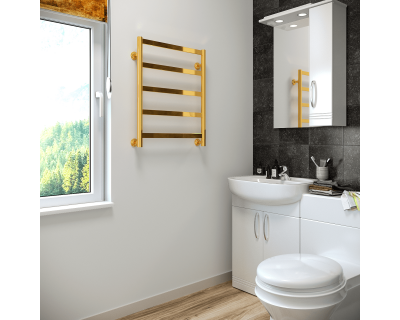 Полотенцесушитель водяной Stinox Maxima 50x60 золото глянец