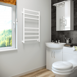 Полотенцесушитель водяной Stinox Maxima 50x80 белый матовый