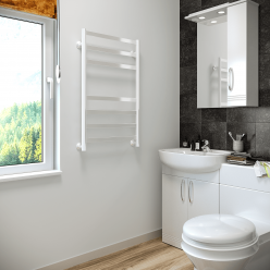 Полотенцесушитель водяной Stinox Maxima 50x80 белый глянец