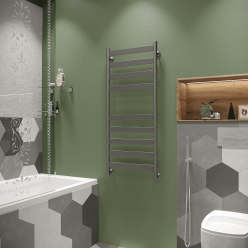 Полотенцесушитель водяной Stinox Napoli 50x120 черный матовый