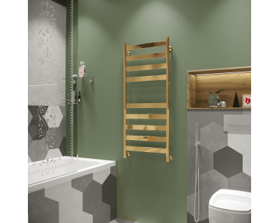 Полотенцесушитель водяной Stinox Napoli 50x120 золото глянец