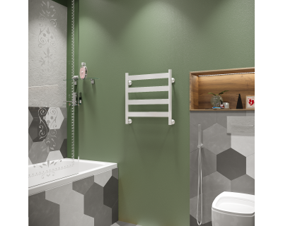 Полотенцесушитель водяной Stinox Napoli 50x50 белый глянец