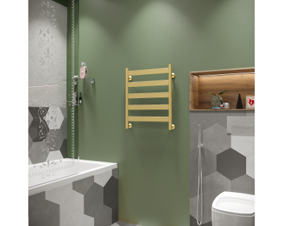 Полотенцесушитель водяной Stinox Napoli 50x60 золото сатин