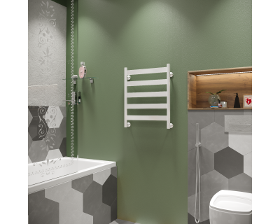 Полотенцесушитель водяной Stinox Napoli 50x60 белый глянец