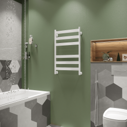 Полотенцесушитель водяной Stinox Napoli 50x80 белый глянец