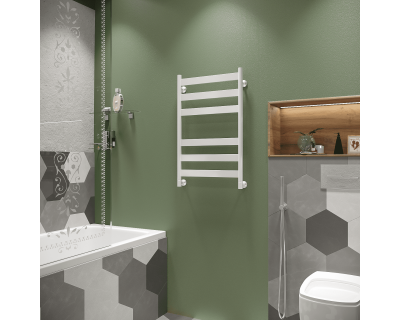 Полотенцесушитель водяной Stinox Napoli 50x80 белый глянец