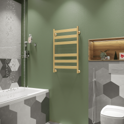 Полотенцесушитель водяной Stinox Napoli 50x80 золото сатин