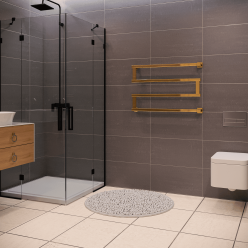 Полотенцесушитель водяной Stinox Optima 50x80 золото глянец