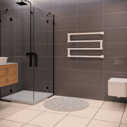 Полотенцесушитель водяной Stinox Optima 50x80 белый матовый