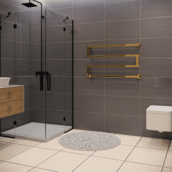 Полотенцесушитель водяной Stinox Optima 50x90 золото глянец