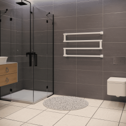 Полотенцесушитель водяной Stinox Optima 50x90 белый матовый