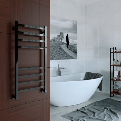 Полотенцесушитель водяной Stinox Prestige 50x100 черный глянец